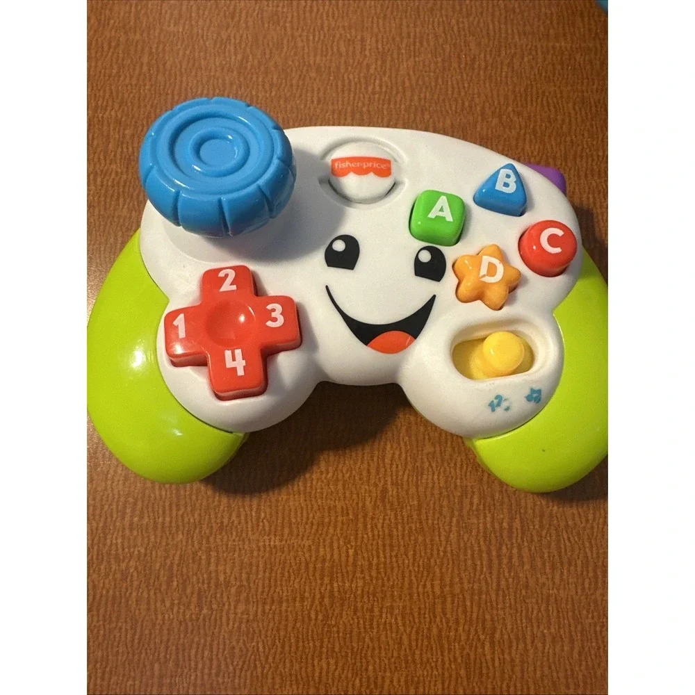 Fisher Price Video Game‎ Controller Baby Toy Laugh & Learn, Push & Go Rattle
